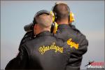 Featuring: US Navy and Marine F/A-18C/D Hornets and F/A-18E/F Super Hornets along with the USN Flight Demonstration Team Blue Angels on the flight line of the Naval Air Facility El Centro during a standard day of launches and recoveries at the base.