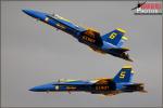 Featuring: US Navy and Marine F/A-18C/D Hornets and F/A-18E/F Super Hornets along with the USN Flight Demonstration Team Blue Angels on the flight line of the Naval Air Facility El Centro during a standard day of launches and recoveries at the base.