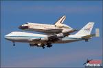 Full story and photo gallery chronicling the arrival of the Space Shuttle Endeavour on it's final journey piggy-backed on top of a NASA 747 SCA to Los Angeles International Airport and over Southern California landmarks.